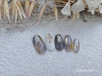 ヴィガー アンド ルックス 白金 目黒(Vigor&Looks)/ニュアンス　タイダイ　大理石