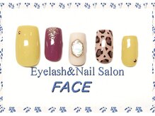 アイラッシュアンドネイルサロン フェイス(Eyelash&NailSalon FACE)/ハンド定額ネイル　￥6.500