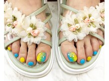 リラネイルサロン/FOOTフットアートコース6500円 