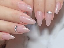 トラストネイル 佐野店(TRUST Nail)/肌馴染みいいピンクネイル
