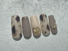 ソウ 西梅田店(Sou)/ヒョウ柄ネイル