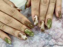 ディーネイル 四条烏丸(D-nail)/【春井】ニュアンス×タイダイ