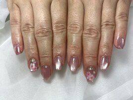 マグネットネイル　ジェルネイル