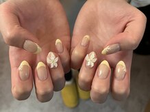 サクノネイル(SAKUNONAIL)/夏ブライダルネイル