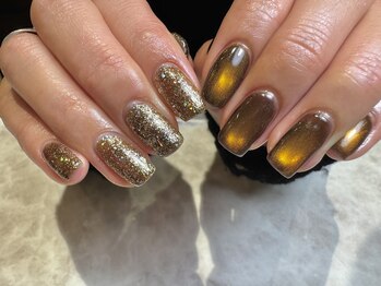 チコネイルサロン バイ オーロル(CHIKO NAIL SALON by AURORE)/【ハンド】キラキラやり放題