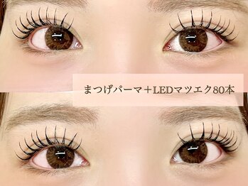 ココル(COCORU)/◇パーマ＋LEDマツエク80本◇