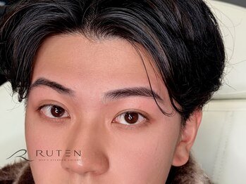 ルテン(RUTEN)の写真/地域No.1の男眉デザイン 姫路では当店だけのパラレルブロウや大流行HBLなどの眉メニュー多数ご用意◎