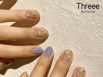 スリーネイルプラスアイラッシュ(Threee Nail+Eyelash)/ニュアンスデザインミラー