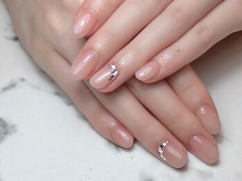 トラストネイル 佐野店(TRUST Nail)/2本アート×艶ワンカラー