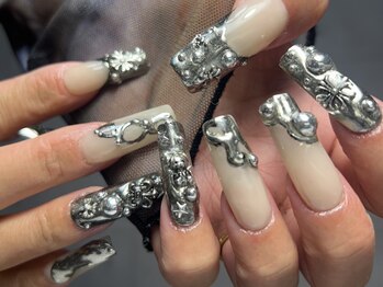 ディエム(diem.)/海外風シルバーネイル