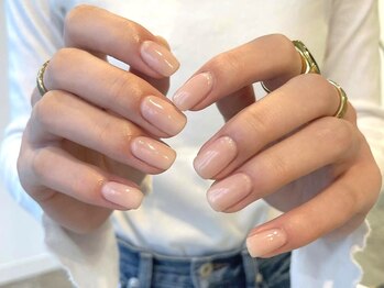 キュロン 立川店(quro.n)の写真/肌の色,パーソナルカラーを考えて作るブレンドカラー！シンプルでも透明感のある絶妙ニュアンスデザイン◎