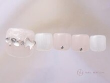 ネイルメゾン 渋谷店(NAIL MAISON)/リボンストーン¥7500