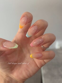 エフネイル(ef nail)の写真/【4000円以下】ワンホンデザイン★Instagramで話題のトレンドDesign★指先から華やかに彩るサロン♪