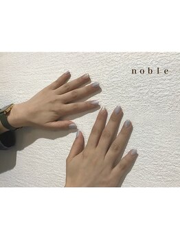 ネイルサロンアンドスクール ノーブル(noble)/ブルー気分♪