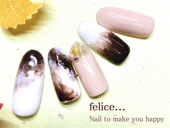 ネイルサロン フェリーチェ(felice)/【定額ネイル】¥7980