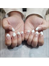 シェリ(Cheri)/変形フレンチ　白　ミラー