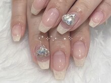 アコ バイ ネオリーブ(aco by Neolive)/砂カラーフレンチ☆7000円