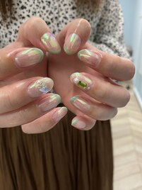 オーロラネイル￥8800