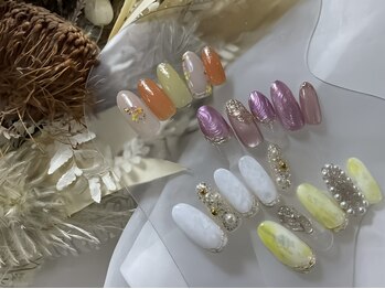 ラックス 神戸元町(LAX)の写真/初めてでも安心◎シンプル&豊富な定額メニュー×豊富なカラーで理想の指先へ♪似合わせデザインをご提案*