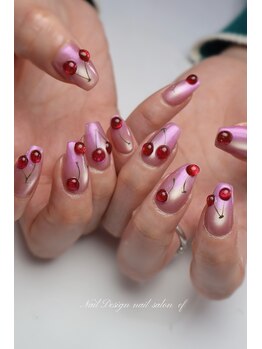 エフネイル(ef nail)/さくらんぼネイル♪