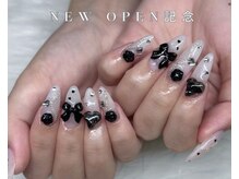 melt.仙台【パラジェルネイル/フィルイン/マグネット/長さだし/持ち込み】/リボンネイル/ツイードネイル