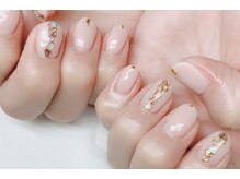 ネイルアンドアイラッシュサロン エスポアール(nail&eyelash salon espoir)/シェルネイル　タイルネイル