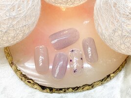 定額¥5500 紫陽花囲みネイル