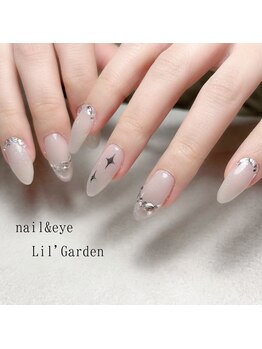 リルガーデン 新宿南口(Lil' Garden)/ワンホンガラスネイルパラジェル