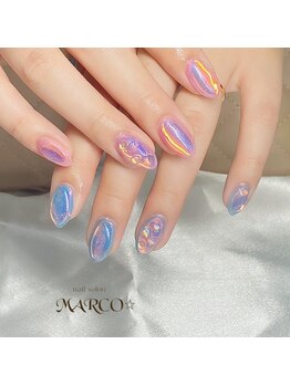 ネイルサロン マルコ(nail salon MARCO)/オーロラネイル ¥8470