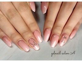 グラデーション/リボン/オフィス