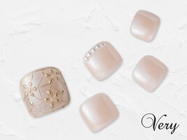 大人フラワーネイル