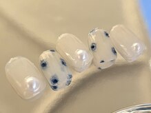 ゆびノさき イケブクロ(ゆびノさき+ikebukuro)/大人っぽ春ネイル