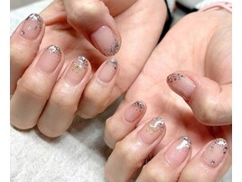 爪先ラメネイル