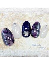 ネイルサロン クイル(QUILL)/９月にじみインク（２）