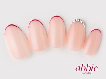 ネイルサロン アビー グランデュオ蒲田店(abbie)/●スキニーフレンチ ¥10087