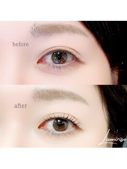 ルミライズ(Lumirise)/お客様デザイン#まつげパーマ