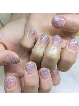 ガーベラ バイ ハノンネイル(Gerbera by hanonnail)/ラメグラ