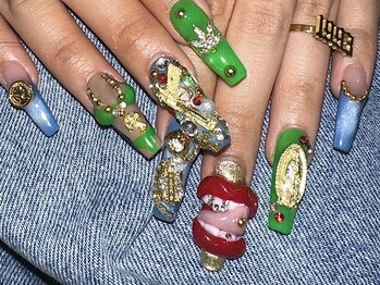 シュガーハウス 岐阜(Suger House)の写真/豊富なアートで理想の仕上がりに★持ち込みデザイン可能＆持ち込みパーツ無料！お気軽にご相談ください◎