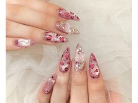 マグフラッシュヒョウ柄ハート