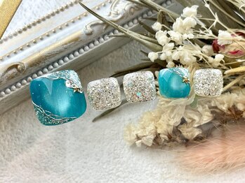 レアレアネイル(Lealeanail)/【パラジェル】FOOTシンプル