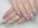 キラキラシンプル可愛いネイル