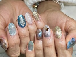 4月　ニュアンスネイル