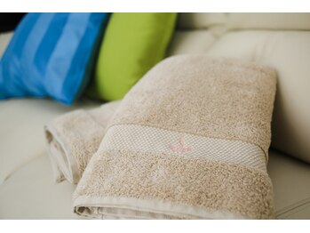 グラウディア 恵比寿/使用するのは全て今治高級タオル