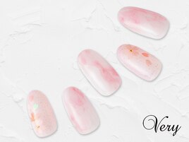 春の桜ネイル
