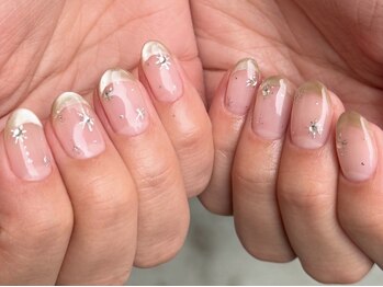 カラーズネイル エビス(Colors Nail Ebisu)/マグネットフレンチ