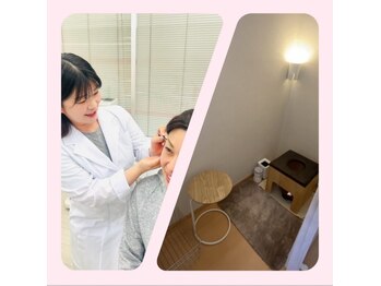 ソルア(Solua)の写真/【腸活&温活でお身体の芯から根本ケア】”耳つぼ施術×よもぎ蒸し”でデトックスしながら代謝もUP◎