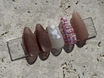 3/4月定額シンプルネイル