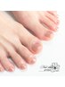 【FOOT】迷った方はこれ◆当日相談コース/シンプルデザイン※アート4本程