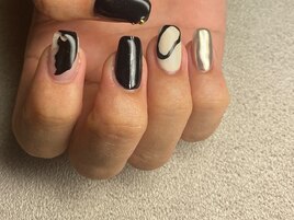 ニュアンス秋ネイル