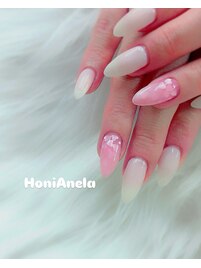 ハートホログラムネイル